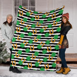 Horseshoes Pattern Print Design 01 Premium Blanket