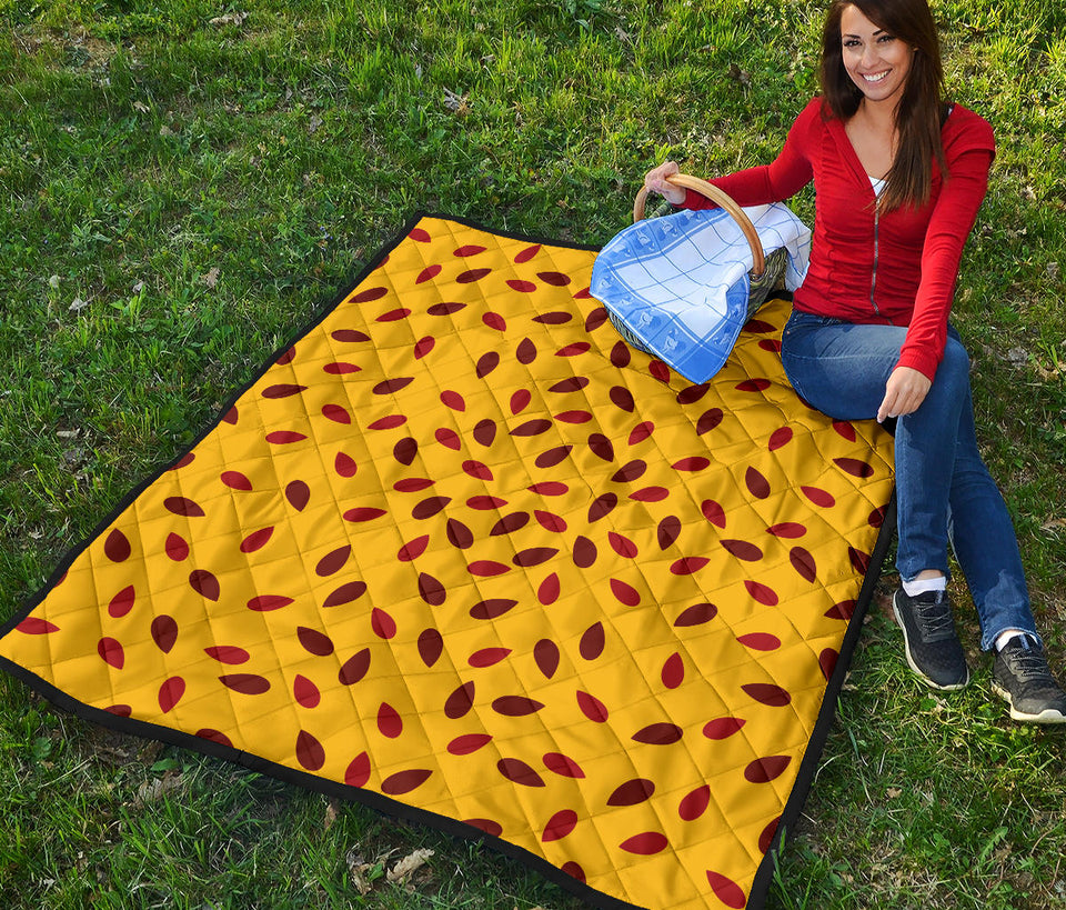 Passion Fruit Texture Premium Quilt