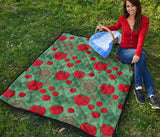 Tomato Design Pattern Premium Quilt