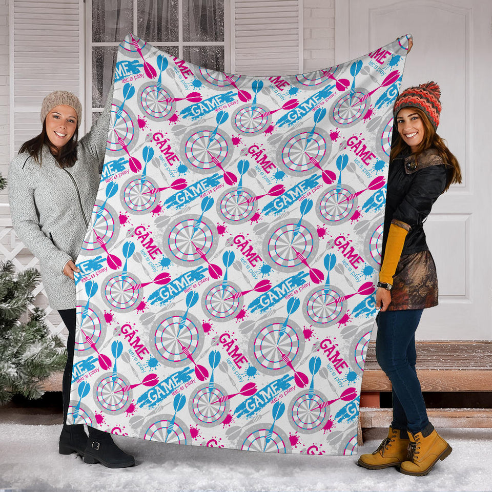 Darts Pattern Print Design 01 Premium Blanket