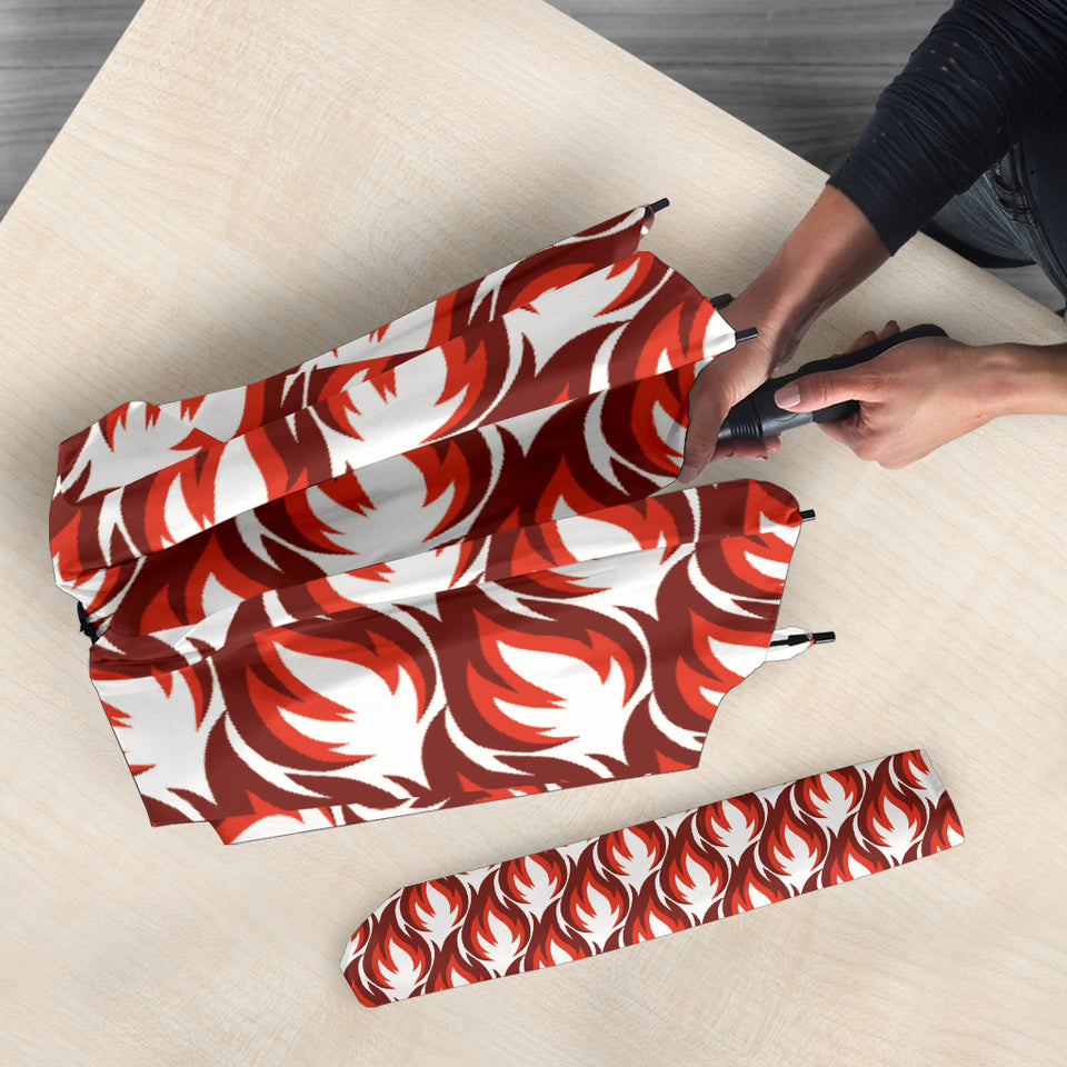 Fire Flame Symbol Design Pattern Umbrella