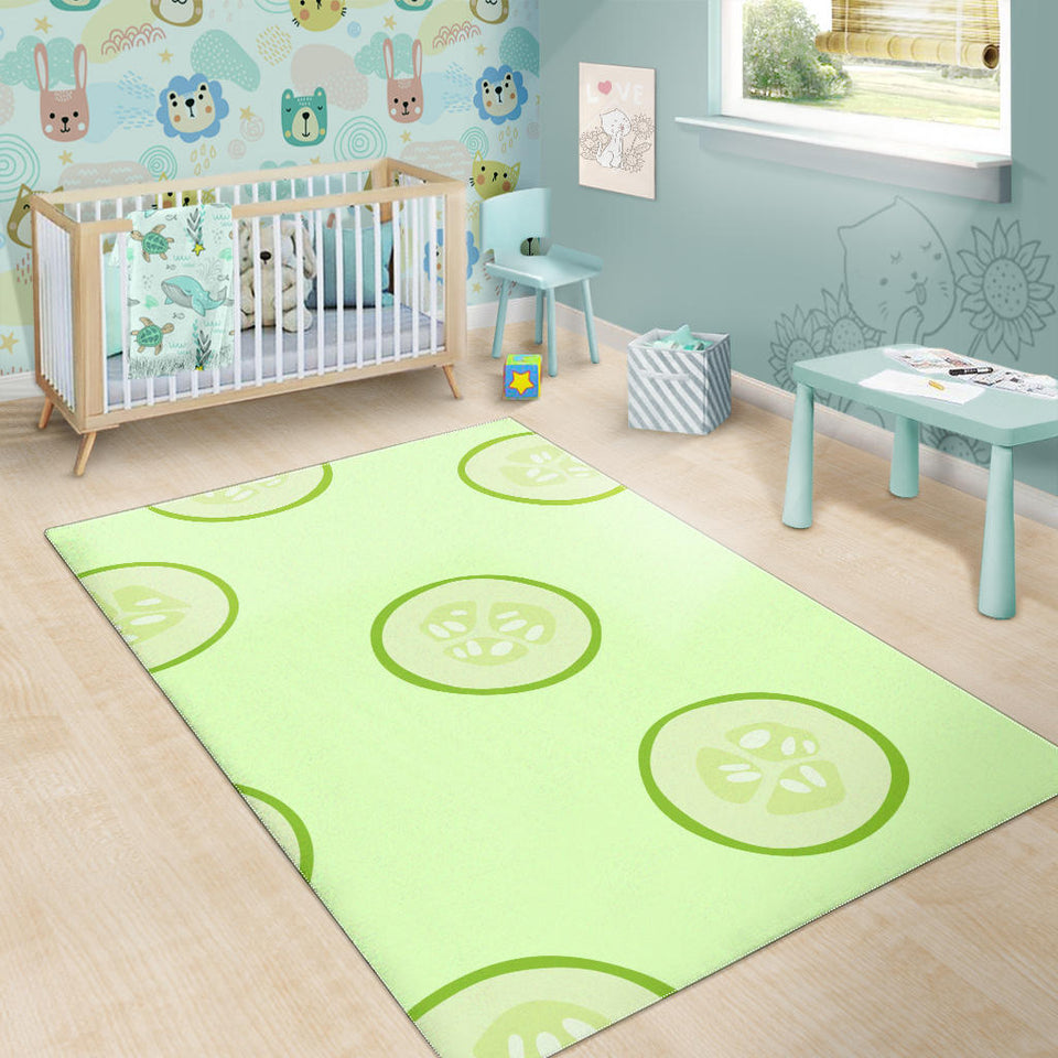 Cucumber Pattern Area Rug