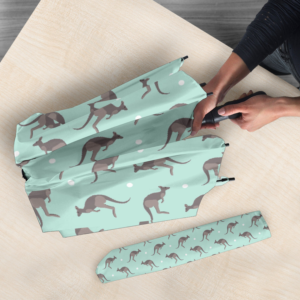 Kangaroo Pattern Background Umbrella