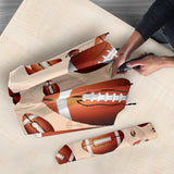 American Football Ball Design Pattern Umbrella