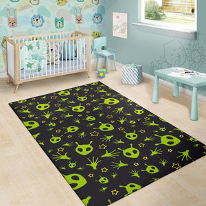 Alien Pattern Print Design 02 Area Rug