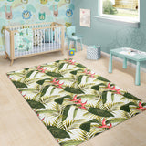 Heliconia Pattern Area Rug