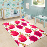 Dragon Fruits Design Pattern Area Rug