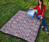 Indian Batik Style Pattern Premium Quilt