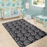 Dice Pattern Print Design 01 Area Rug