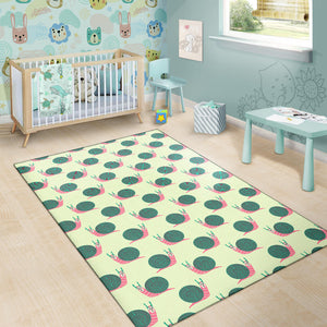 Snail Pattern Print Design 04 Area Rug
