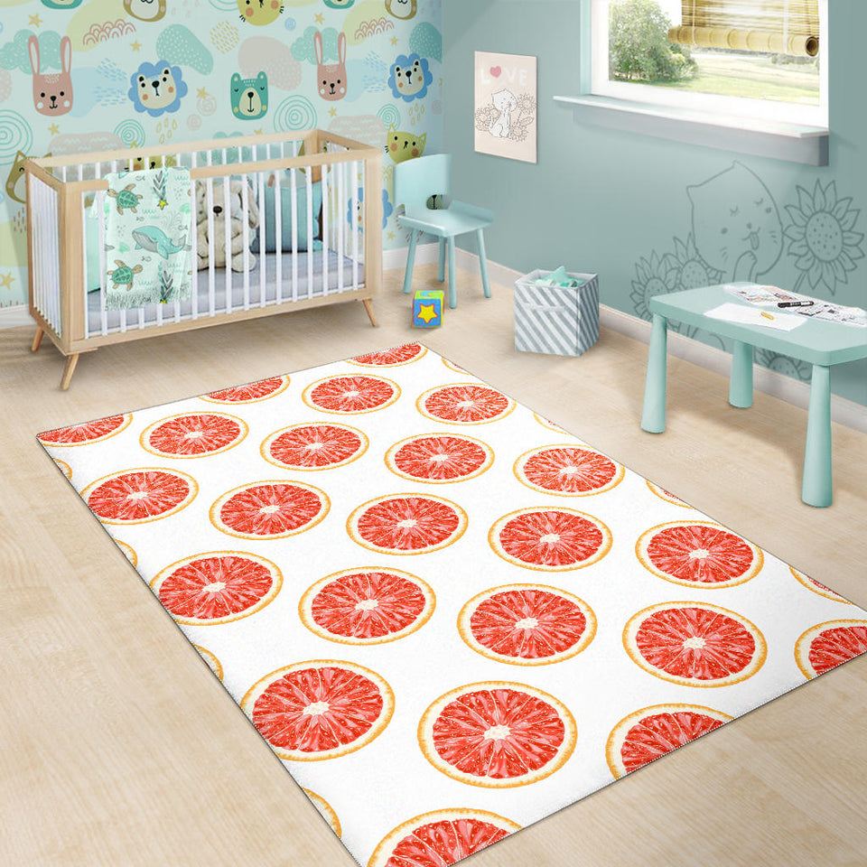 Grapefruit Pattern Area Rug