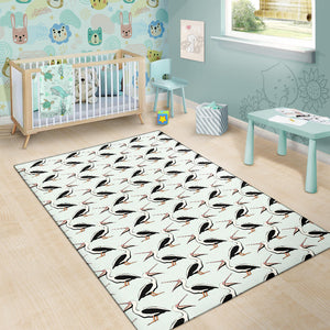 Pelican Pattern Print Design 02 Area Rug