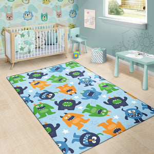 Alien Pattern Print Design 04 Area Rug