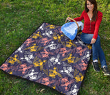Koi Fish Carp Fish Pattern Premium Quilt