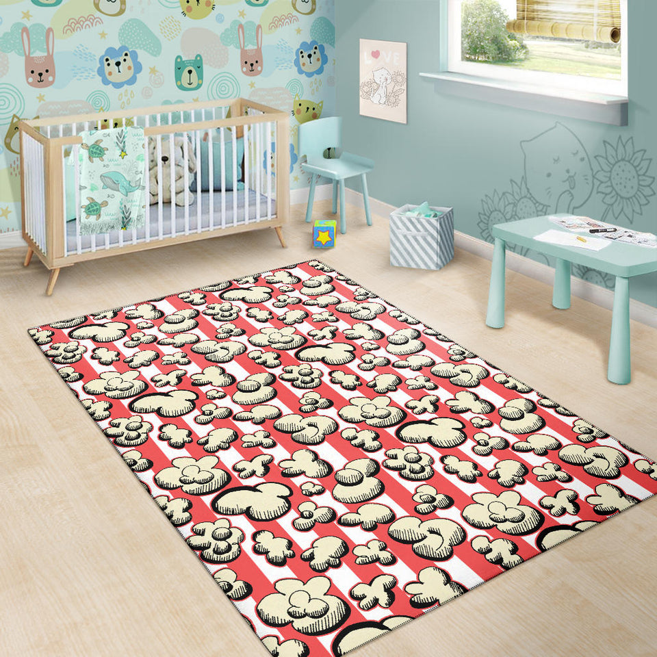Popcorn Pattern Print Design 05 Area Rug