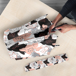 Pig Pattern Print Design 05 Umbrella