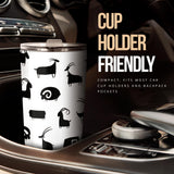 Goat Ram Pattern Tumbler