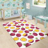 Passion Fruit Design Pattern Area Rug