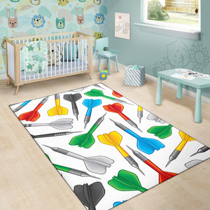 Darts Pattern Print Design 03 Area Rug