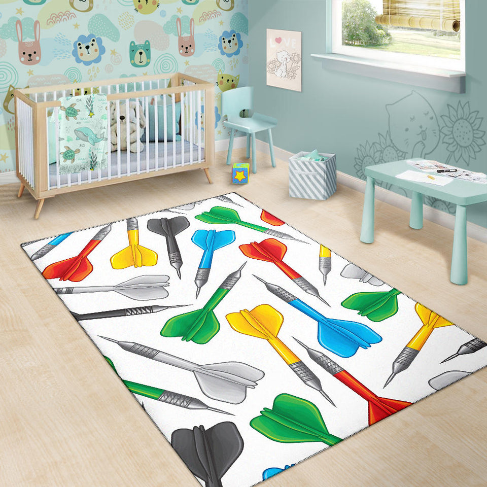 Darts Pattern Print Design 03 Area Rug
