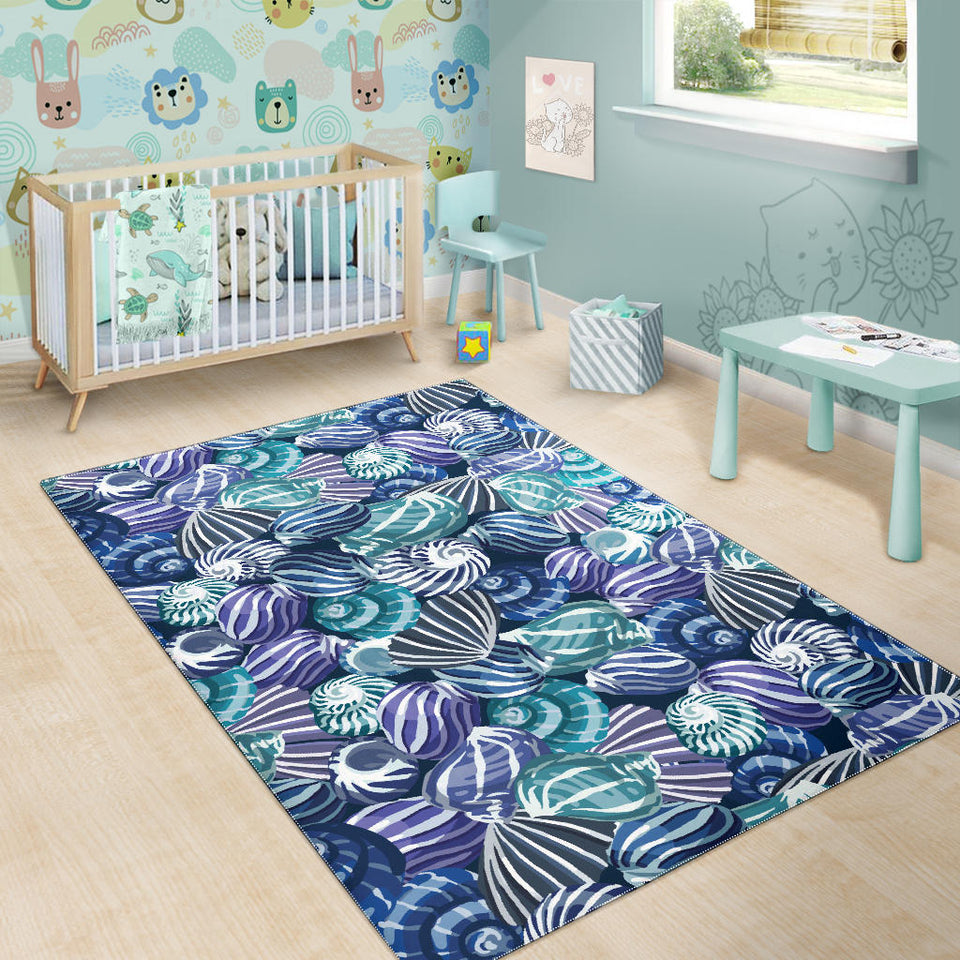 Shell Design Pattern Area Rug
