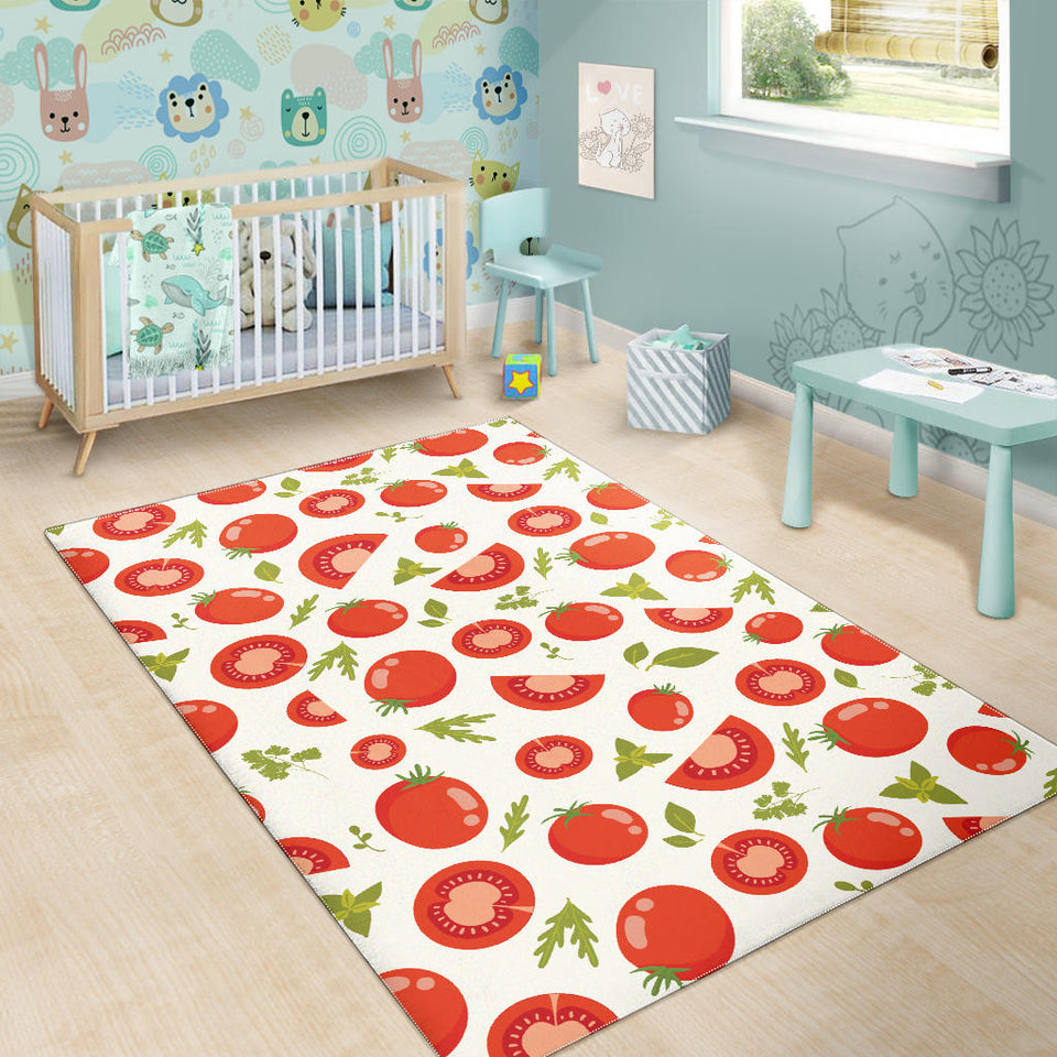 Tomato Pattern Area Rug