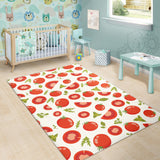 Tomato Pattern Area Rug
