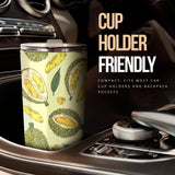 Durian Leaves Pattern Background Tumbler
