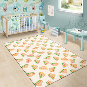 Sandwich Pattern Print Design 01 Area Rug