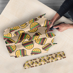 Hamburger Pattern Print Design 01 Umbrella