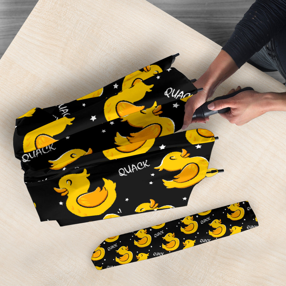 Duck Toy Pattern Print Design 05 Umbrella