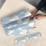 Cute Polar Bears Christmas Decoration Pattern Umbrella