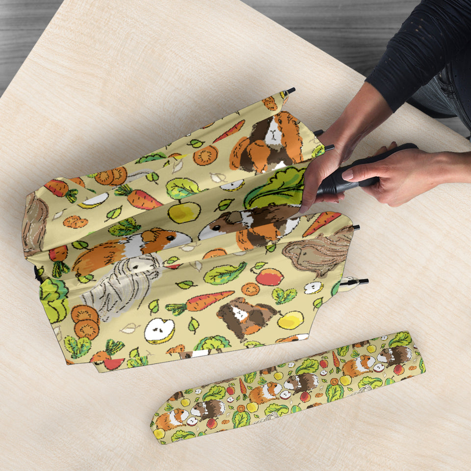 Guinea Pig Pattern Print Design 04 Umbrella