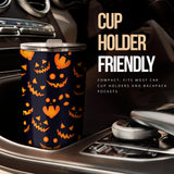Halloween Pattern Pumpkin Background Tumbler