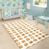 Hamburger Pattern Print Design 04 Area Rug