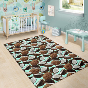 Coconut Pattern Print Design 03 Area Rug