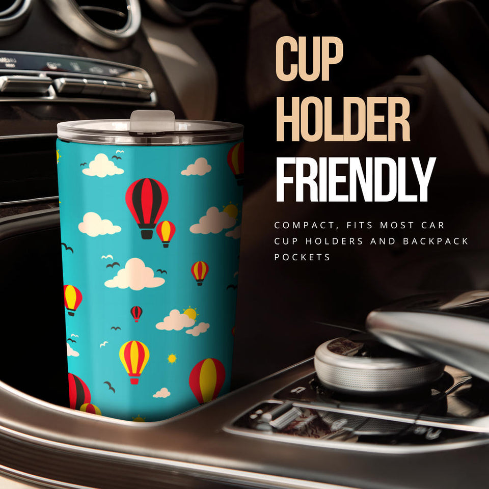 Hot Air Balloon Sky Pattern Tumbler