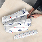 Anchor Rudder Nautical Design Pattern Umbrella