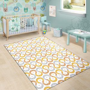 Horseshoes Pattern Print Design 03 Area Rug