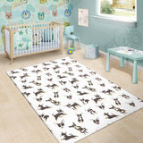 Chihuahua Dog Pattern Area Rug