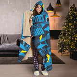 Shark Dangerous Hooded Blanket