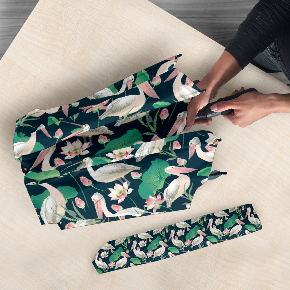 Pelican Pattern Print Design 03 Umbrella