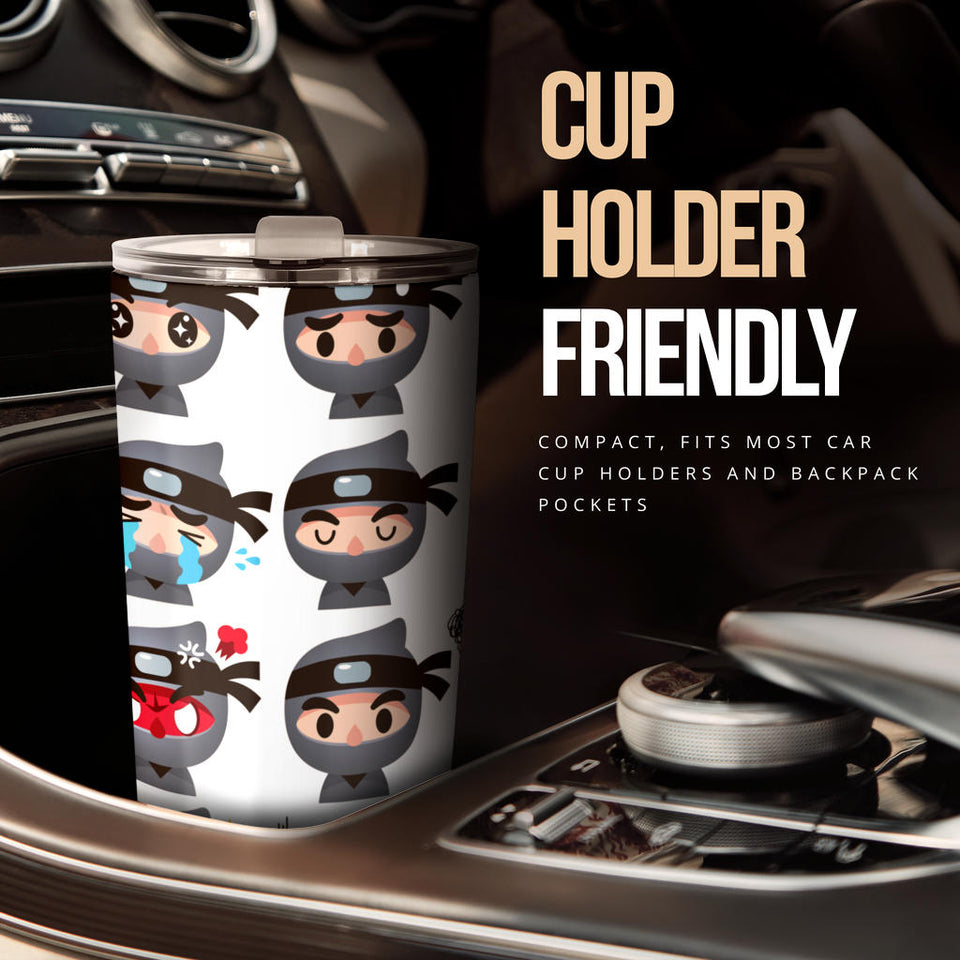 Cute Ninja Design Pattern Tumbler