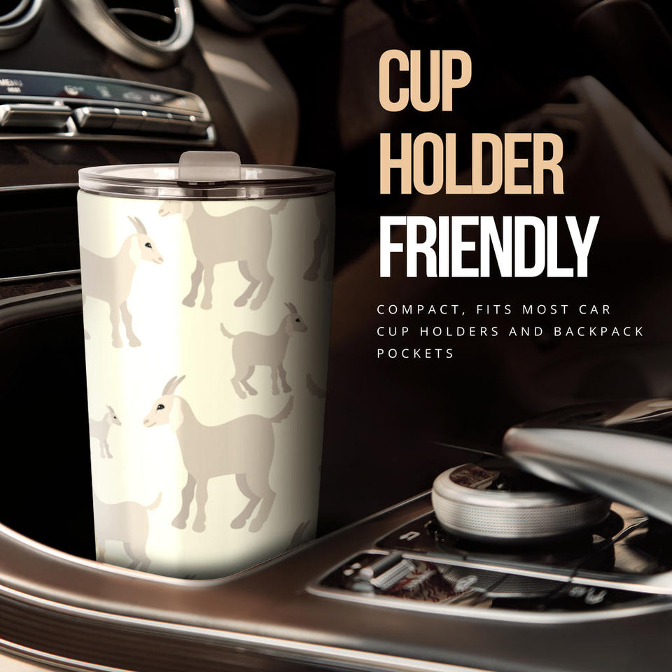 Little Young Goat Pattern Tumbler