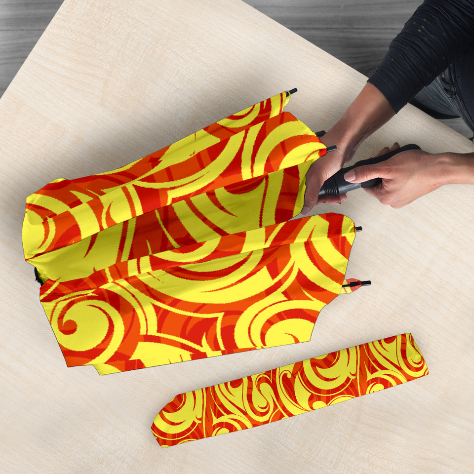 Fire Flame Design Pattern Umbrella