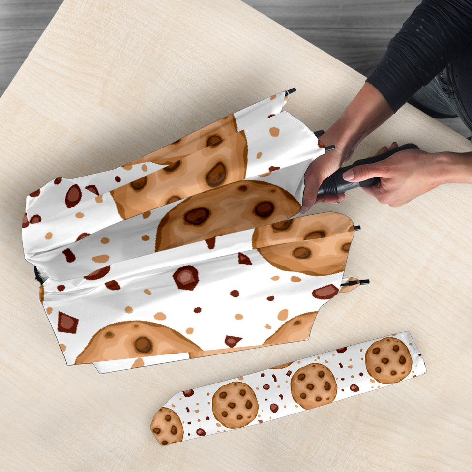 Chocolate Chip Cookie Pattern Umbrella