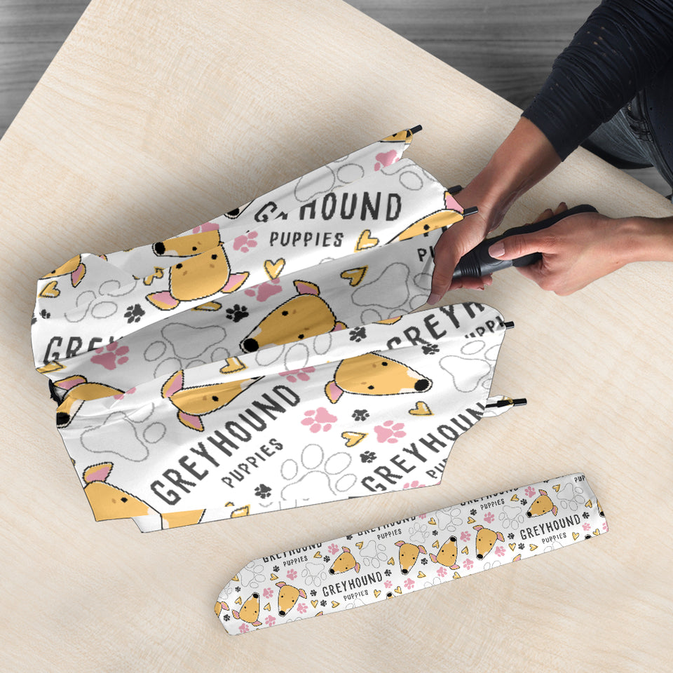 Greyhound Pattern Print Design 03 Umbrella