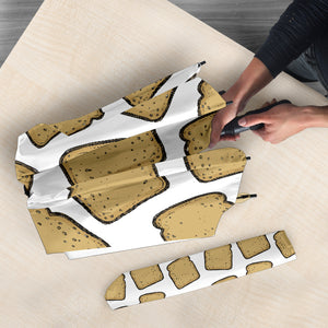 Bread Toast Pattern Print Design 03 Umbrella