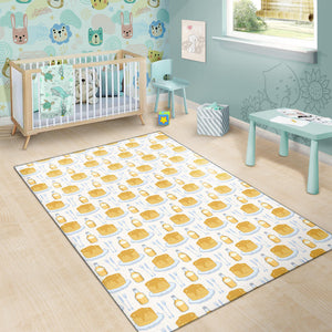 Pancake Pattern Print Design 05 Area Rug