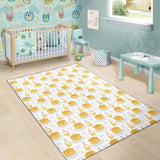 Pancake Pattern Print Design 05 Area Rug